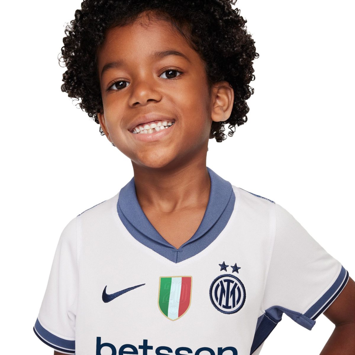 Explore im nike kids minikit away 202425 with custom printing Inter Kits Collection | Top Fan Gear