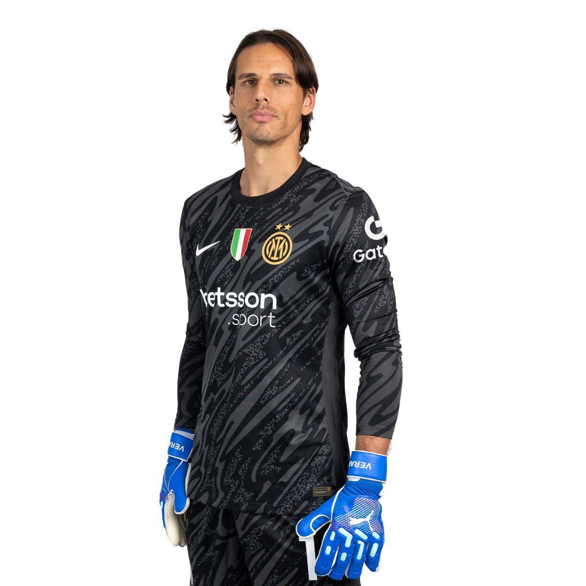 Explore im nike mens goalkeeper home kit shirt 202425 with custom printing Inter Kits Collection | Top Fan Gear