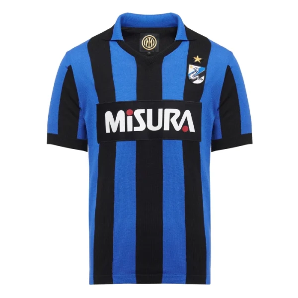 Explore inter 198687 home retro jersey Inter Kits Collection | Top Fan Gear