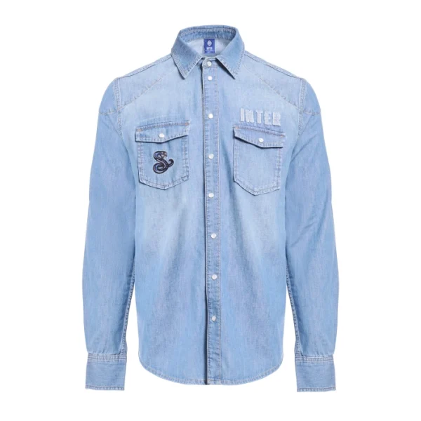 Explore inter denim shirt Inter Kits Collection | Top Fan Gear