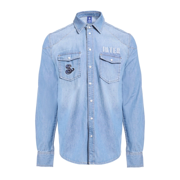 Explore inter denim shirt Inter Kits Collection | Top Fan Gear