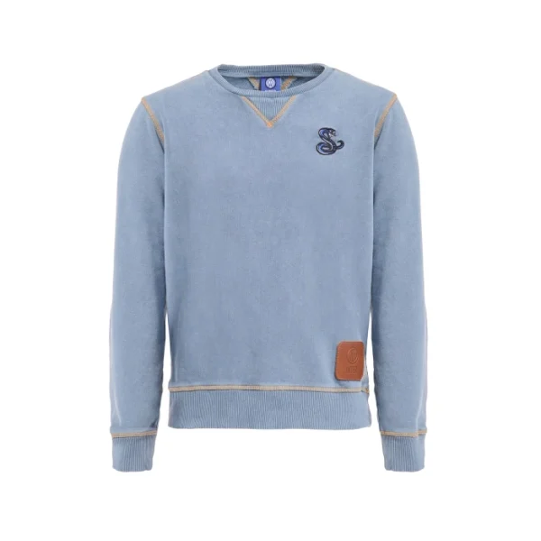 Explore inter stone wash denim sweatshirt – kids Inter Kits Collection | Top Fan Gear