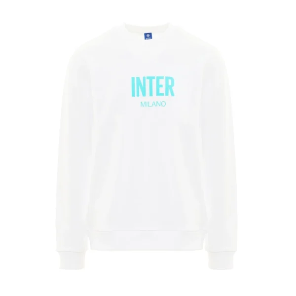 Explore inter white 3d crest crewneck sweatshirt Inter Kits Collection | Top Fan Gear